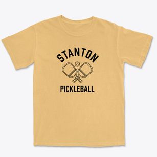 Stanton Iowa Pickleball Premium Heavyweight T-shirt