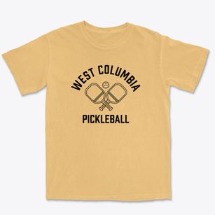 West Columbia South Carolina Pickleball Premium Heavyweight T-shirt