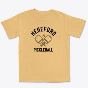 Hereford Texas Pickleball Premium Heavyweight T-shirt