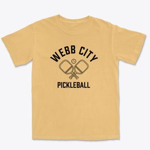 Webb City Missouri Pickleball Premium Heavyweight T-shirt