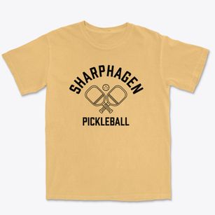 Sharphagen Georgia Pickleball Premium Heavyweight T-shirt