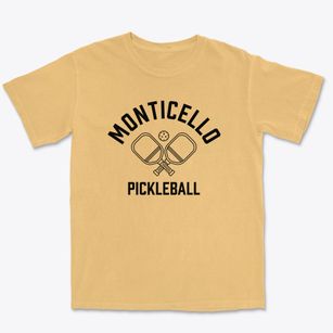 Monticello New Mexico Pickleball Premium Heavyweight T-shirt