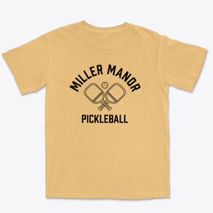 Miller Manor Pennsylvania Pickleball Premium Heavyweight T-shirt