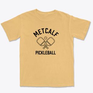 Metcalf North Carolina Pickleball Premium Heavyweight T-shirt