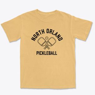 North Orland Maine Pickleball Premium Heavyweight T-shirt