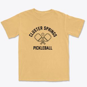 Cluster Springs Florida Pickleball Premium Heavyweight T-shirt