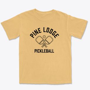 Pine Lodge New Mexico Pickleball Premium Heavyweight T-shirt