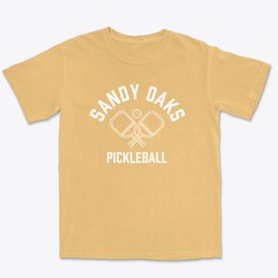 Sandy Oaks Texas Pickleball Premium Heavyweight T-shirt