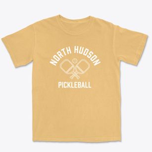 North Hudson Wisconsin Pickleball Premium Heavyweight T-shirt