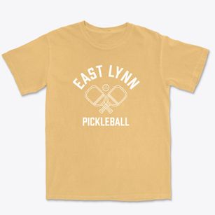 East Lynn Illinois Pickleball Premium Heavyweight T-shirt