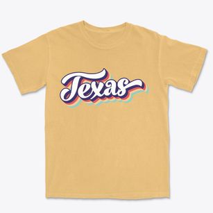  Texas Retro Candy Vibes Premium Heavyweight T-shirt
