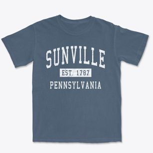 Sunville Pennsylvania Classic Established Premium Heavyweight T-shirt