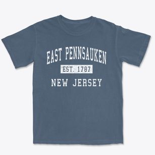 East Pennsauken New Jersey Classic Established Premium Heavyweight T-shirt