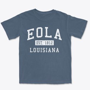 Eola Louisiana Classic Established Premium Heavyweight T-shirt