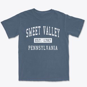Sweet Valley Pennsylvania Classic Established Premium Heavyweight T-shirt