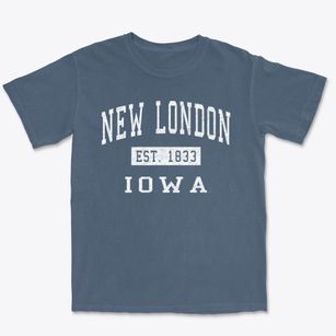 New London Iowa Classic Established Premium Heavyweight T-shirt