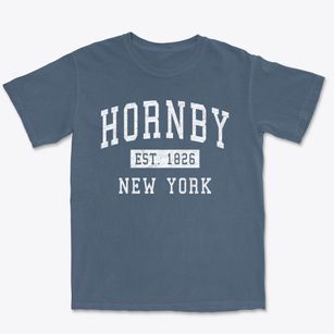 Hornby New York Classic Established Premium Heavyweight T-shirt