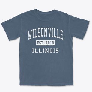Wilsonville Illinois Classic Established Premium Heavyweight T-shirt