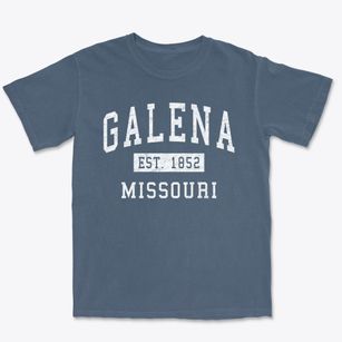Galena Missouri Classic Established Premium Heavyweight T-shirt