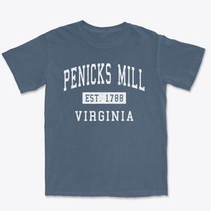Penicks Mill Virginia Classic Established Premium Heavyweight T-shirt