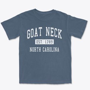 Goat Neck North Carolina Classic Established Premium Heavyweight T-shirt