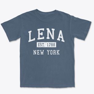 Lena New York Classic Established Premium Heavyweight T-shirt