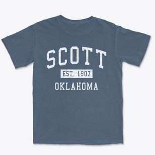 Scott Oklahoma Classic Established Premium Heavyweight T-shirt
