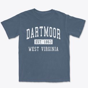 Dartmoor West Virginia Classic Established Premium Heavyweight T-shirt