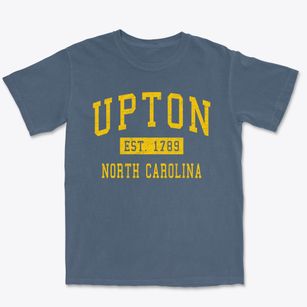 Upton North Carolina Classic Established Premium Heavyweight T-shirt