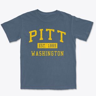 Pitt Washington Classic Established Premium Heavyweight T-shirt