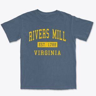 Rivers Mill Virginia Classic Established Premium Heavyweight T-shirt