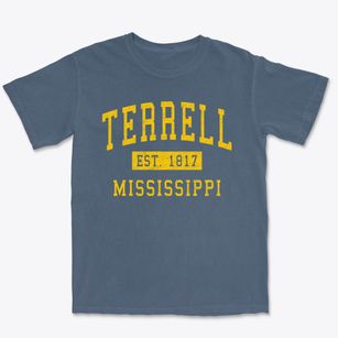 Terrell Mississippi Classic Established Premium Heavyweight T-shirt