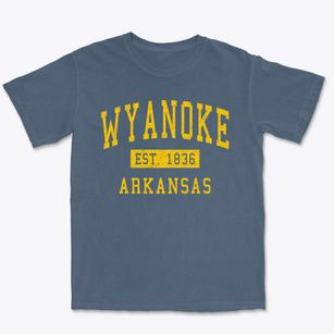 Wyanoke Arkansas Classic Established Premium Heavyweight T-shirt