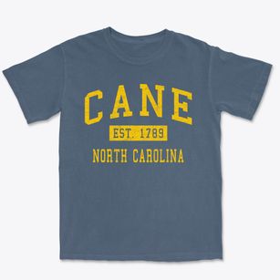 Cane North Carolina Classic Established Premium Heavyweight T-shirt