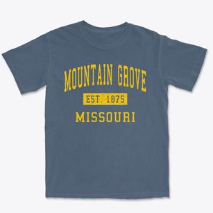Mountain Grove Missouri Classic Established Premium Heavyweight T-shirt