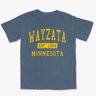 Wayzata Minnesota Classic Established Premium Heavyweight T-shirt