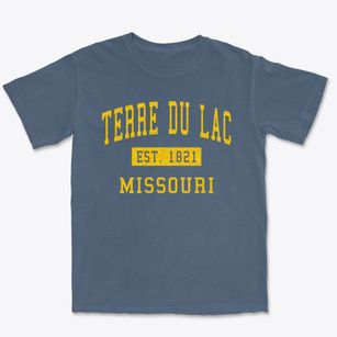 Terre Du Lac Missouri Classic Established Premium Heavyweight T-shirt