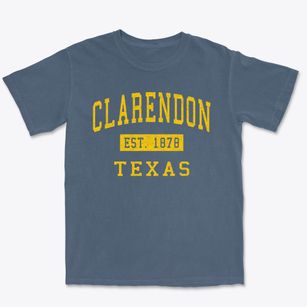 Clarendon Texas Classic Established Premium Heavyweight T-shirt