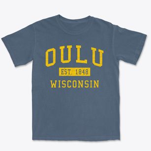 Oulu Wisconsin Classic Established Premium Heavyweight T-shirt