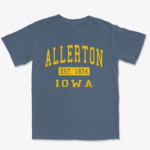 Allerton Iowa Classic Established Premium Heavyweight T-shirt