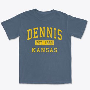 Dennis Kansas Classic Established Premium Heavyweight T-shirt