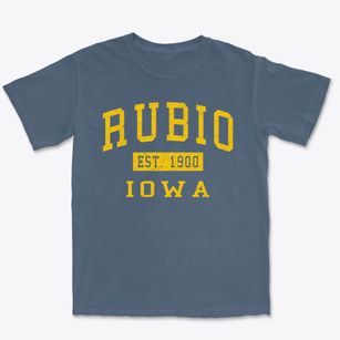 Rubio Iowa Classic Established Premium Heavyweight T-shirt