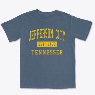 Jefferson City Tennessee Classic Established Premium Heavyweight T-shirt