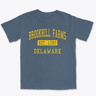 Brookhill Farms Delaware Classic Established Premium Heavyweight T-shirt
