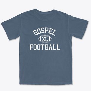 Gospel Baptist Christian School Classic Football Premium Heavyweight T-shirt