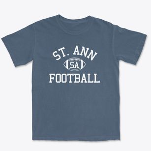 St. Ann School Classic Football Premium Heavyweight T-shirt