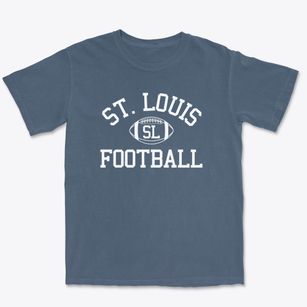 St. Louis School Classic Football Premium Heavyweight T-shirt
