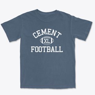 Cement High School Classic Football Premium Heavyweight T-shirt