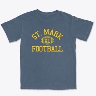 Saint Mark Lutheran School Classic Football Premium Heavyweight T-shirt