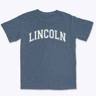 Lincoln Elementary School Varsity Arch Premium Heavyweight T-shirt
